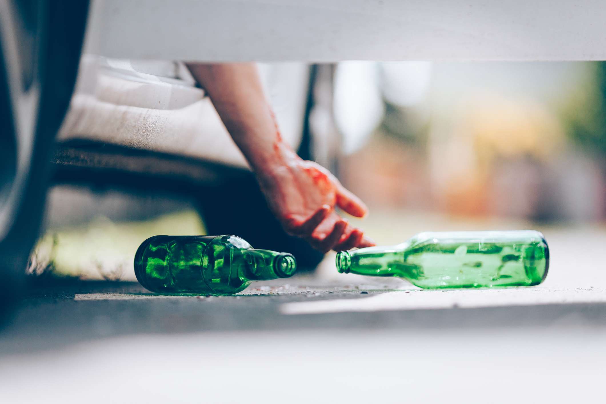 Efeitos secundários de um condutor embriagado num acidente de viação Consequências da condução sob o efeito do álcool