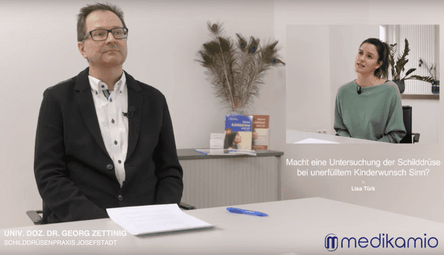 Univ. Doz. Dr. Georg Zettinig in an interview on thyroid diseases and the desire to have children Univ. Doz. Dr. Georg Zettinig in an interview on thyroid diseases and the desire to have children